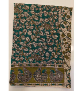 KALAMKARI PRINTED COTTON SAREE