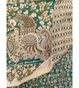 KALAMKARI PRINTED COTTON SAREE
