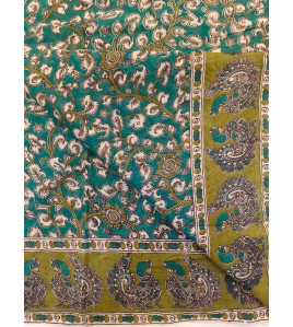 KALAMKARI PRINTED COTTON SAREE