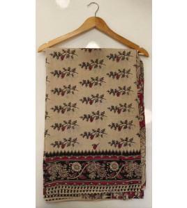 KALAMKARI PRINTED COTTON SAREE