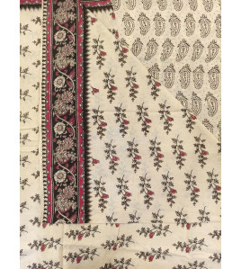 KALAMKARI PRINTED COTTON SAREE