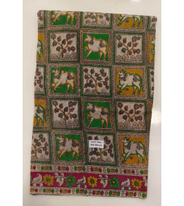 KALAMKARI PRINTED COTTON SAREE