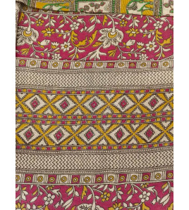 KALAMKARI PRINTED COTTON SAREE