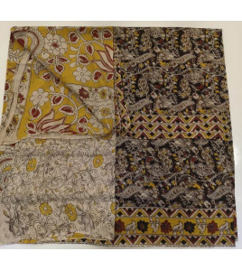 KALAMKARI PRINTED COTTON SAREE