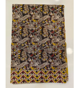 KALAMKARI PRINTED COTTON SAREE