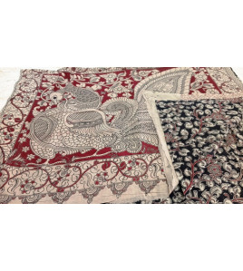 KALAMKARI PRINTED COTTON SAREE