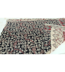 KALAMKARI PRINTED COTTON SAREE