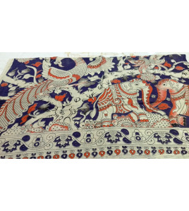 KALAMKARI PRINTED COTTON SAREE