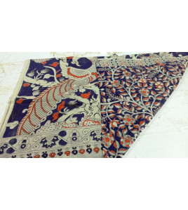 KALAMKARI PRINTED COTTON SAREE