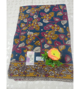 KALAMKARI PRINTED COTTON SAREE