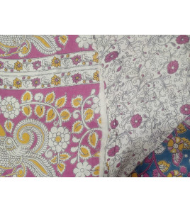 KALAMKARI PRINTED COTTON SAREE