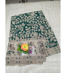 KALAMKARI PRINTED COTTON SAREE