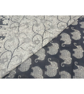 KALAMKARI PRINTED COTTON SAREE