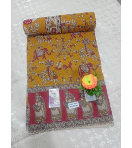 KALAMKARI PRINTED COTTON SAREE