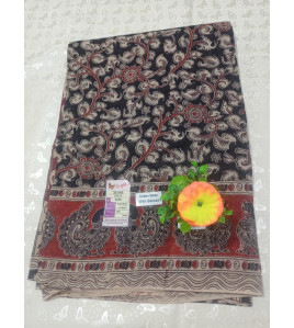 KALAMKARI PRINTED COTTON SAREE