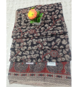 KALAMKARI PRINTED COTTON SAREE
