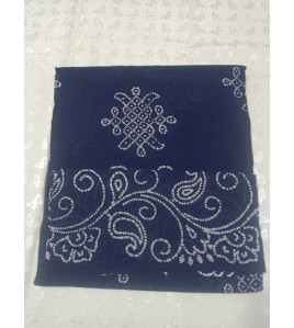 PL COTTON SAREES WITH WAX DOT PRINT DESIGNS