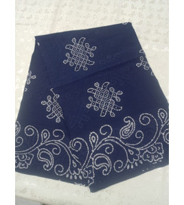 PL COTTON SAREES WITH WAX DOT PRINT DESIGNS