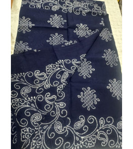 PL COTTON SAREES WITH WAX DOT PRINT DESIGNS