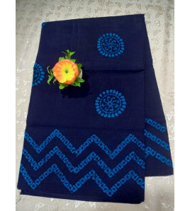 PL COTTON SAREES WITH WAX DOT PRINT DESIGNS