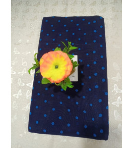PL COTTON SAREES WITH WAX DOT PRINT DESIGNS