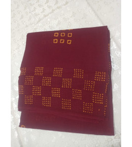 PL COTTON SAREES WITH WAX DOT PRINT DESIGNS