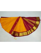 THIRUBHUVANAM HF ZARI SILK SAREE 550 MTS