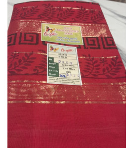 MANAMEDU BLOCK PRINTED SAREES WITH BLOUSE