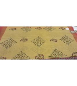 MANAMEDU BLOCK PRINTED SAREES WITH BLOUSE