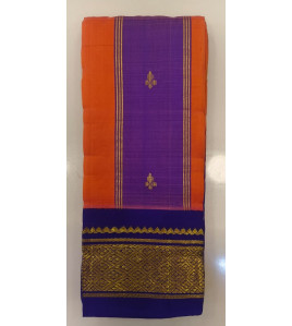 THIRUBHUVANAM HF ZARI SILK SAREE 550 MTS