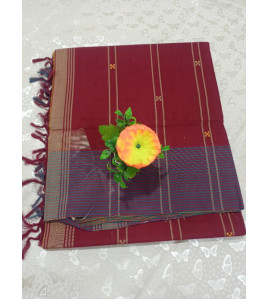 MANAMEDU COTTON SAREES WITH BLOUSE