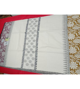 Pedalloom Block Printed Cotton Sarees