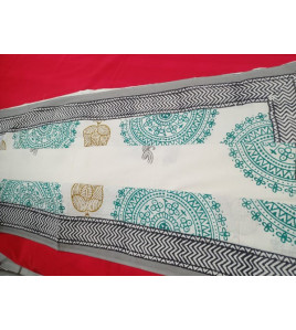 Pedalloom Block Printed Cotton Sarees