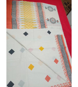 Pedalloom Block Printed Cotton Sarees