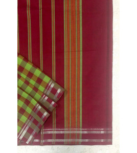 MANAMEDU COTTON SAREES WITH BLOUSE