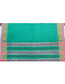 PL Salem Sarees Hand Block Printed Saree