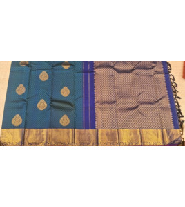 ARNI SILK HALF FINE ZARI SAREE WITH BLOUSE