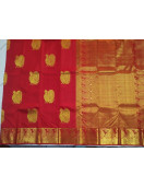 ARNI SILK HALF FINE ZARI SAREE WITH BLOUSE