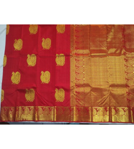 ARNI SILK HALF FINE ZARI SAREE WITH BLOUSE