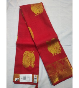 ARNI SILK HALF FINE ZARI SAREE WITH BLOUSE