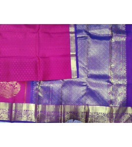 ARNI SILK HALF FINE ZARI SAREE WITH BLOUSE