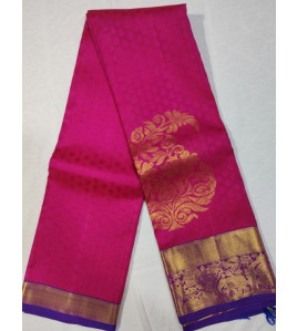 ARNI SILK HALF FINE ZARI SAREE WITH BLOUSE