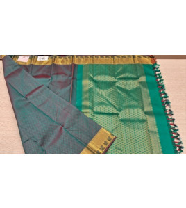 ARNI SILK HALF FINE ZARI SAREE WITH BLOUSE