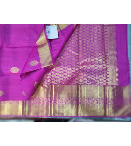 ARNI SILK HALF FINE ZARI SAREE WITH BLOUSE