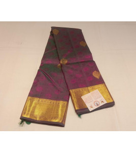 ARNI SILK HALF FINE ZARI SAREE WITH BLOUSE