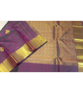 ARNI SILK HALF FINE ZARI SAREE WITH BLOUSE