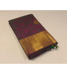 ARNI SILK HALF FINE ZARI SAREE WITH BLOUSE