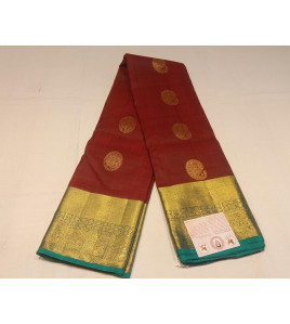 ARNI SILK HALF FINE ZARI SAREE WITH BLOUSE