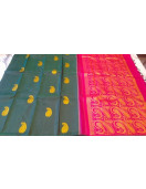 Arni Silk Saree with Thread work 620 Cms SABT
