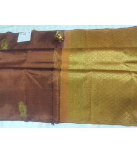 ARNI SILK HALF FINE ZARI SAREE WITH BLOUSE